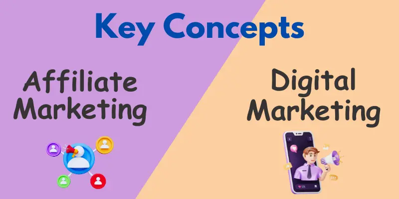 Key Concepts of Affiliate vs Digital Marketing