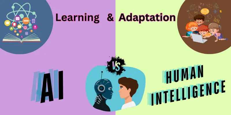 Learning & Adaptation of AI vs Human Intelligence
